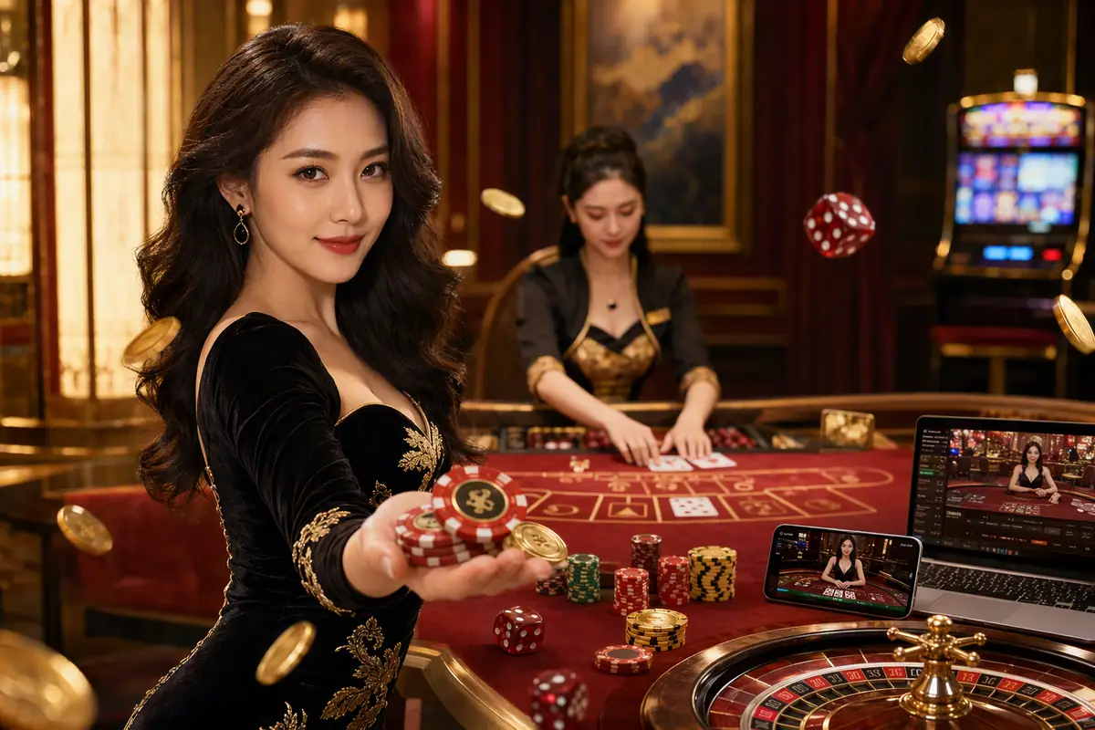 21huat Casino paparan live dealer roulette
